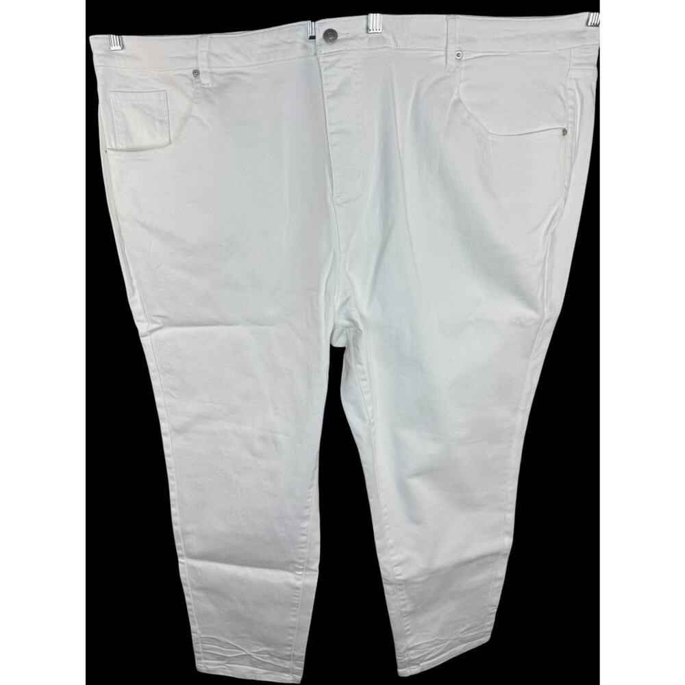Studio‎ Park Women's Pants Sz 32W x Leah Williams Reg. -Pocket White A492443